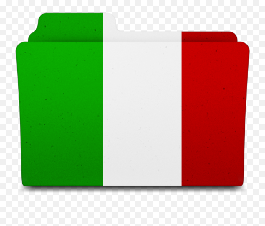 Icon Folder Italian Flag Clipart - Italy Flag Icon Folder Png,Italian Flag Png