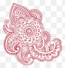 Henna Drawing Mehndi Free Hq Image - Transparent Background Pattern Png