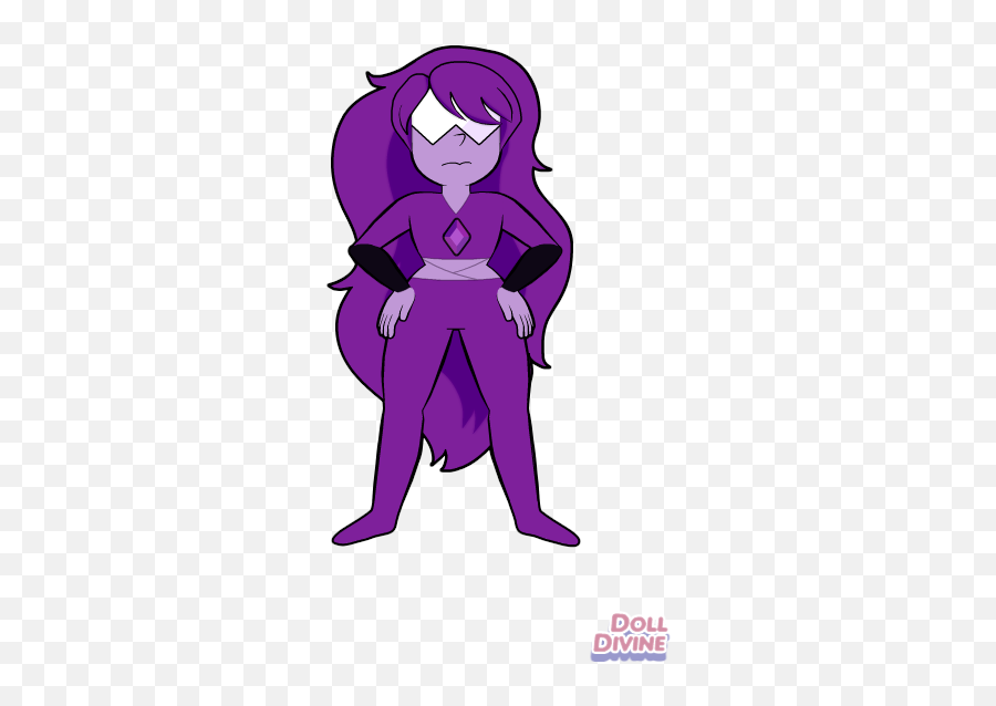 Purple Diamond - Cartoon Png,Purple Diamond Png