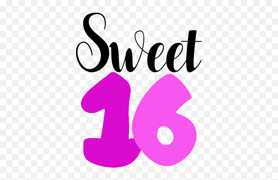 Sweet 16 - Transparent Sweet 16 Clipart Png,Sweet 16 Png