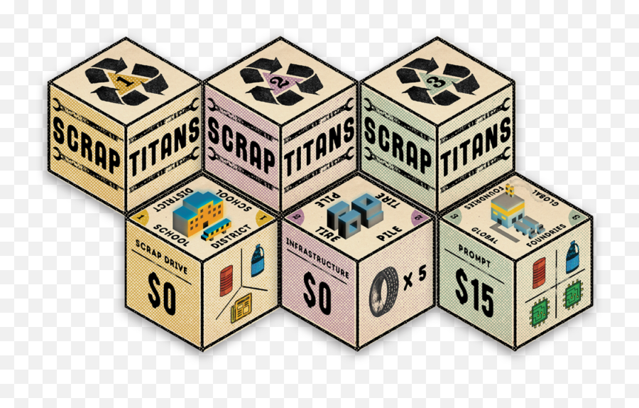 Scrap Titans Arrigames - Cardboard Packaging Png,Titans Png