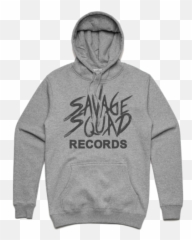 Download 3m Logo Heather Grey Hoodie - Savage Squad Records Don T Care About School Anymore png