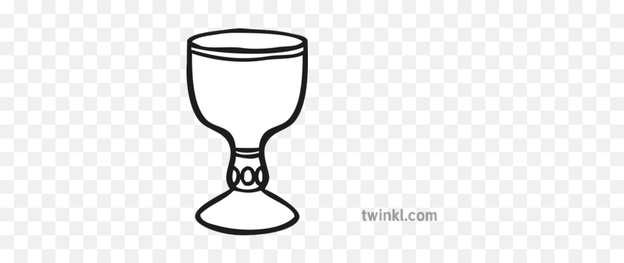 Goblet Black And White 3 Illustration - Twinkl Licuadora Blanco Y Negro Png,Goblet Png