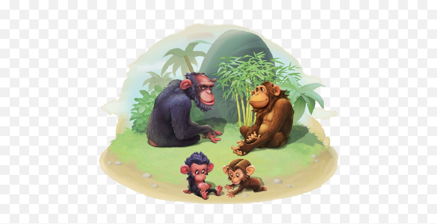 Download Chimpanzee Family - Chimpanzee Png Image With No,Chimpanzee Png