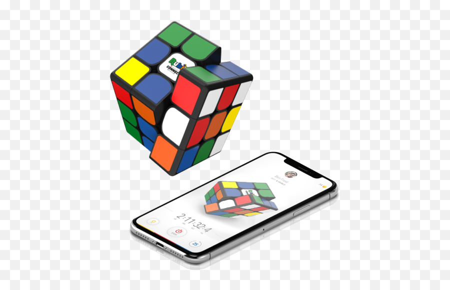 Rubiku0027s Debuts Digital Connected Cube - Rubik Connected Png,Rubik's Cube Png