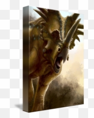 War Paint Styracosaurus By Matt Van Rooijen - Dragon Png,War Paint Png
