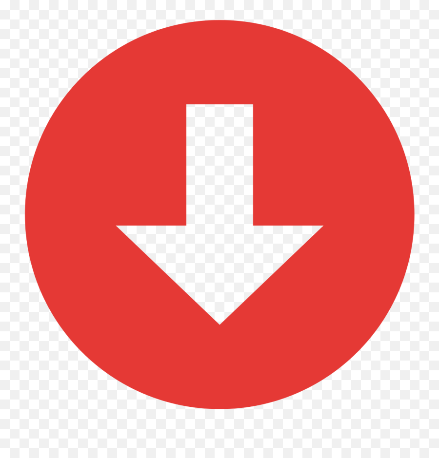 Eo Circle Red Arrow - Icon Red Arrow Down Png,Arrow Down Png