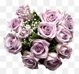 Light Purple Flower Bouquet Png U0026 Free - Transparent Bouquet Of Roses Png,Purple Flowers Png