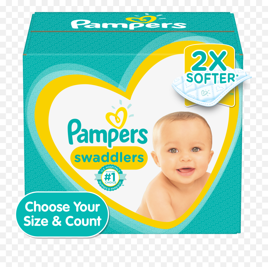 Pampers Swaddlers Soft And Absorbent Diapers Size 3 136 - Pampers Swaddlers Size 3 Png,Diaper Png