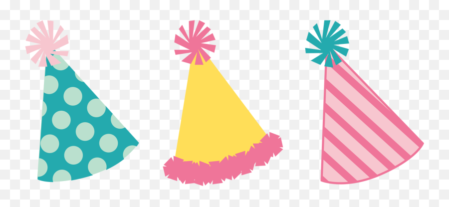 Party Hats Svg Cut File - Party Hat Svg Png,Birthday Hats Png
