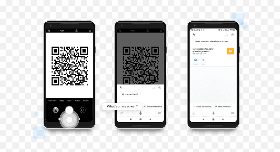How To Scan A Qr Code With Iphones Android Smartphones And - Qr Code Scanner Screenshot Png,Android Material Barcode Icon