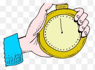 Hand Clipart Stopwatch - Png Download Dot
