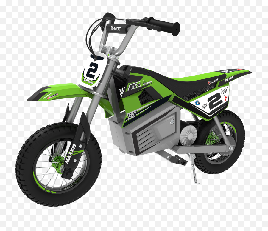 Sx350 Dirt Rocket Mcgrath - Green Razor Electric Razor Dirt Bike Png,Dirt Bike Png