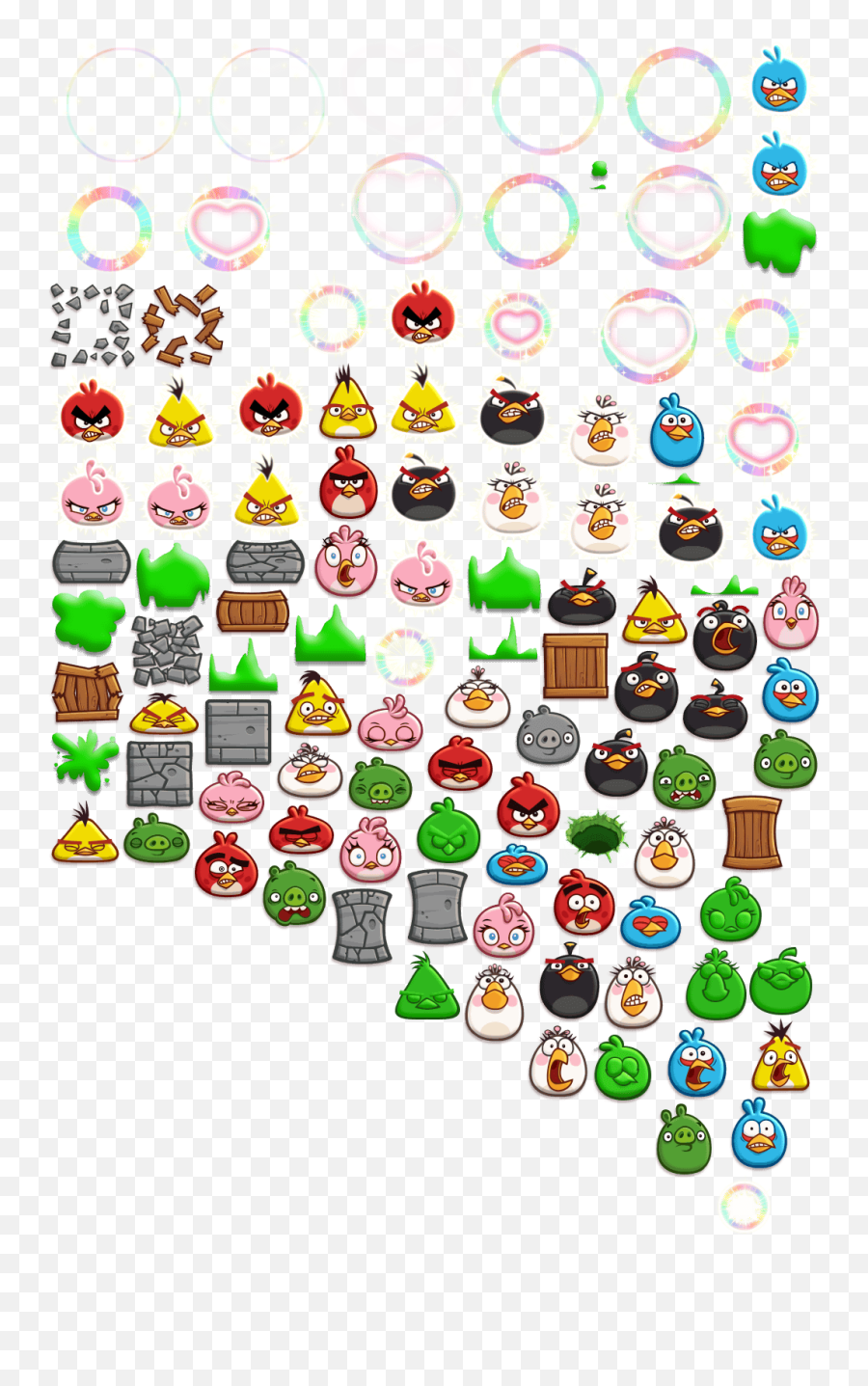Angry Birds Fight Sprites - Angry Birds Fight Panels Png,Angry Birds Rio Icon