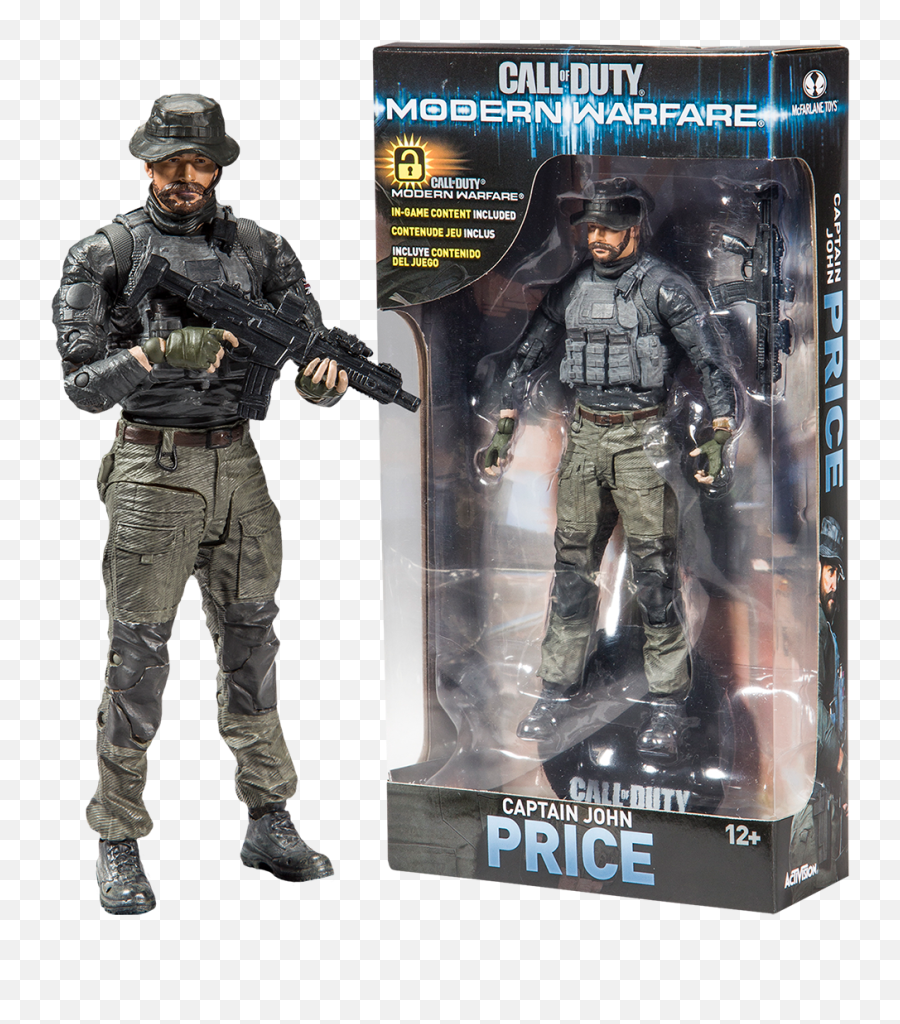 Captain John Price Action Figure - Call Of Duty Modern Warfare Figure Png,Captain Price Png