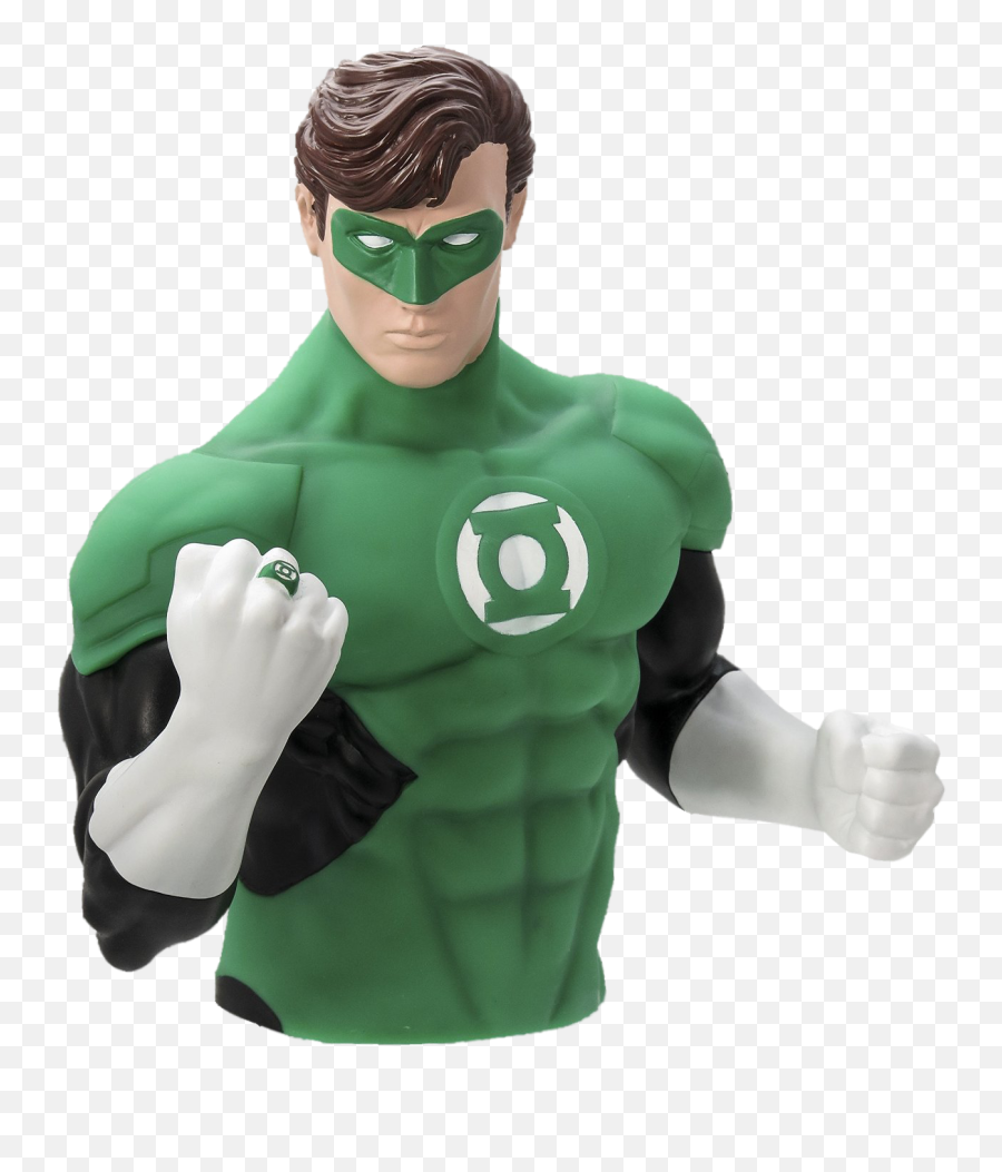 Download Green Lantern Bust Bank - Dc Comics Bust Bank Png Dc Green Lantern,Dc Icon Action Figures