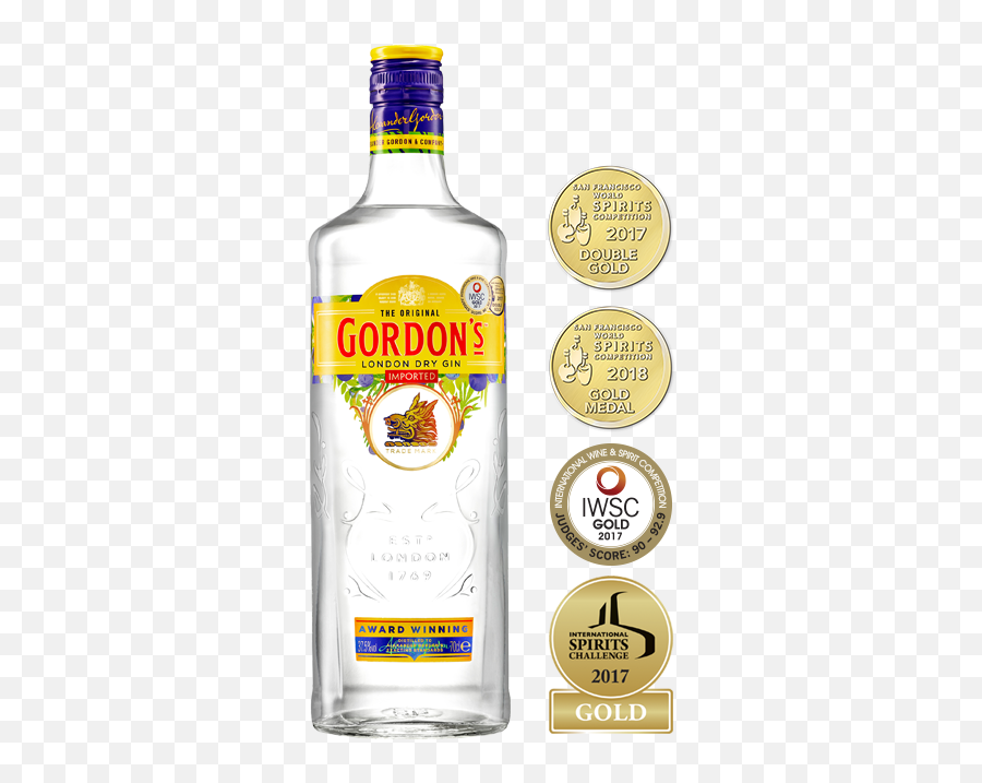Gordonu0027s London Dry Gin Export - Low Alcohol Gordons Gin London Dry Gin Png,Gordon Ramsay Png