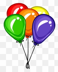 Transparent Balloon Bunch - Of Balloons Clipart png