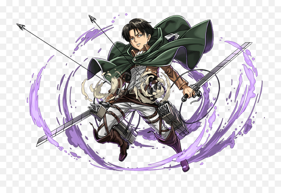 Levi Vs 3 Menos - Battles Comic Vine Levi Ackerman Png Deviantart,Purple Anime Icon