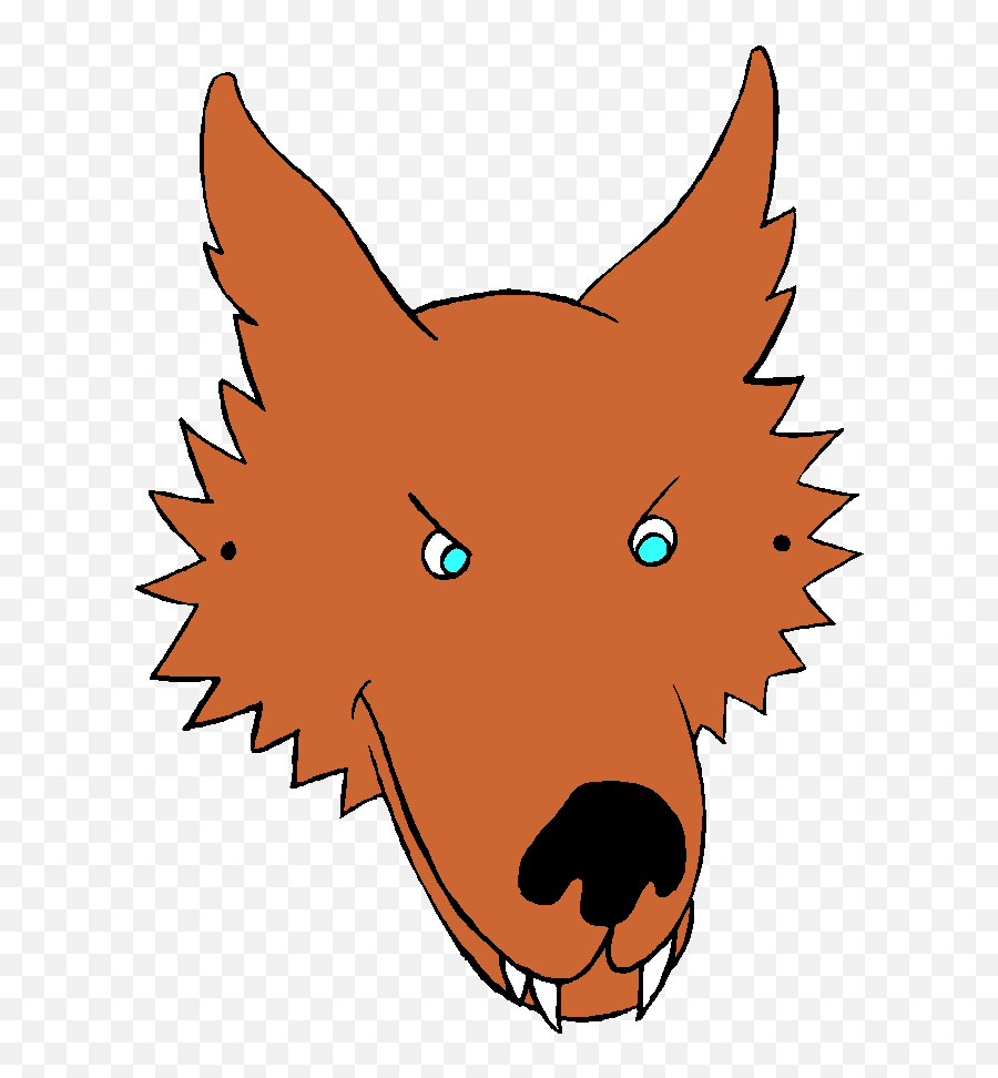 Big Bad Wolf Face - Draw The Big Bad Wolf Face Png,Wolf Face Png