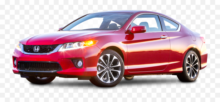 Red Honda Accord Ex L V6 Coupe Car - 2013 Honda Accord Exl Cvt Coupe Png,Honda Accord Png