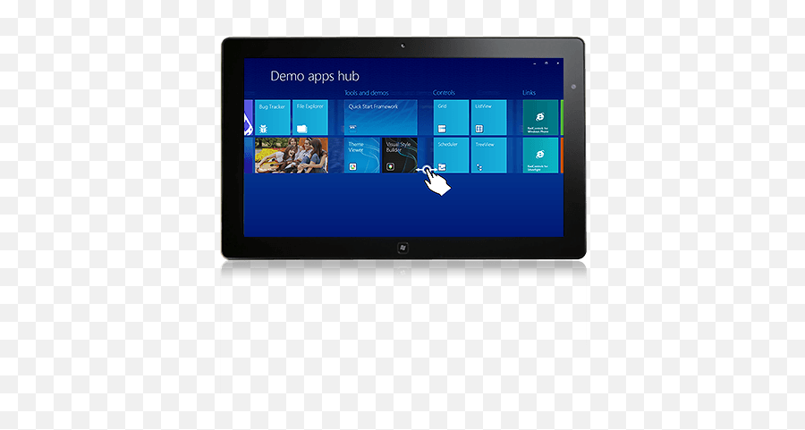 Comprehensive Ui Toolbox Of 140 Controls - Telerik Ui For Telerik Winforms App Hub Png,Win8 Desktop Icon
