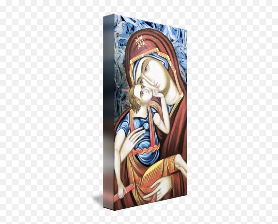 Madonna U0026 Child Icon By Leapdaybride Visual Arts - Picture Frame Png,Russian Modern Orthodox Icon