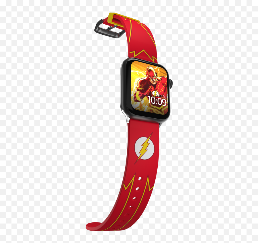 Dc Comics - The Flash Tactical Smartwatch Band Superman Apple Watch Band Png,Scarlet Icon Comics