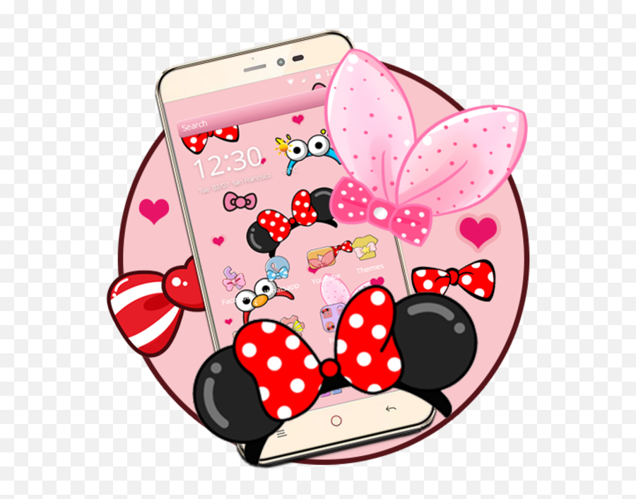 About Cute Kitty Bowknot Theme - Transparent Minnie Mouse Headband Png,Hello Kitty Icon Apk