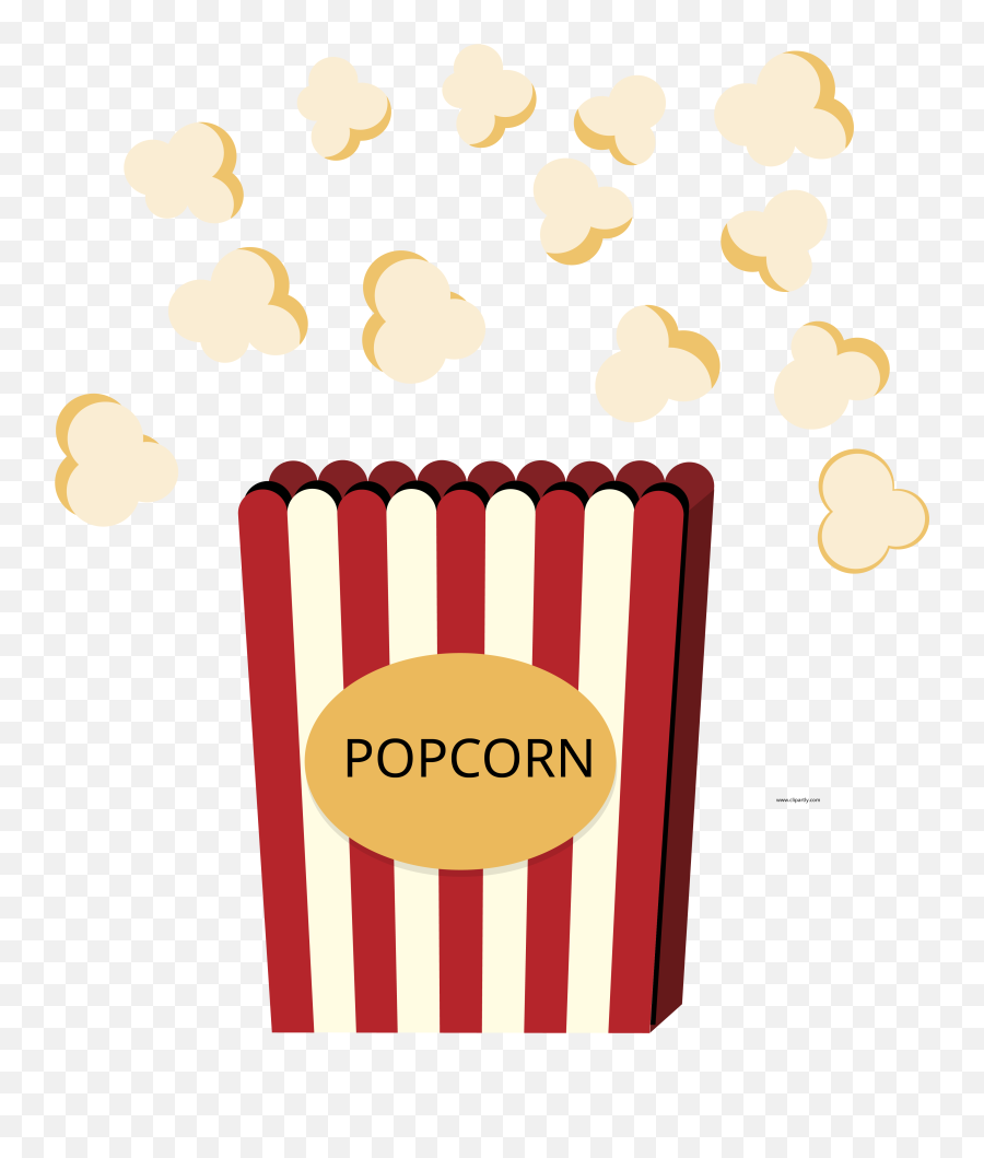 Popcorn And Box Clipart Png U2013 Clipartlycom - Portable Network Graphics,Corn Clipart Png