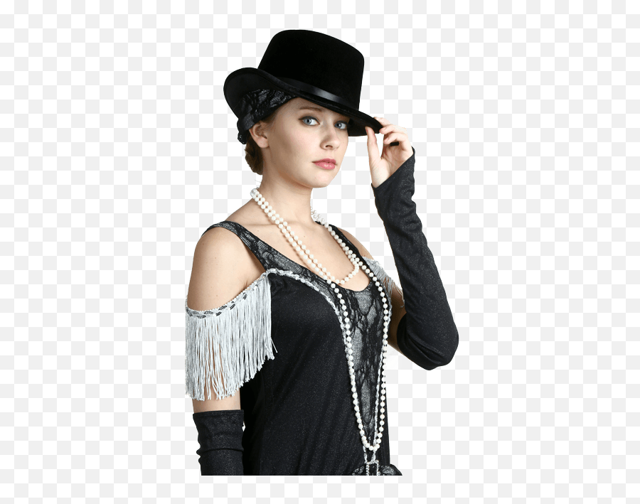 Download New Years Eve Costumes Men And - Woman Tipping Hat Pose Png,New Years Hat Transparent