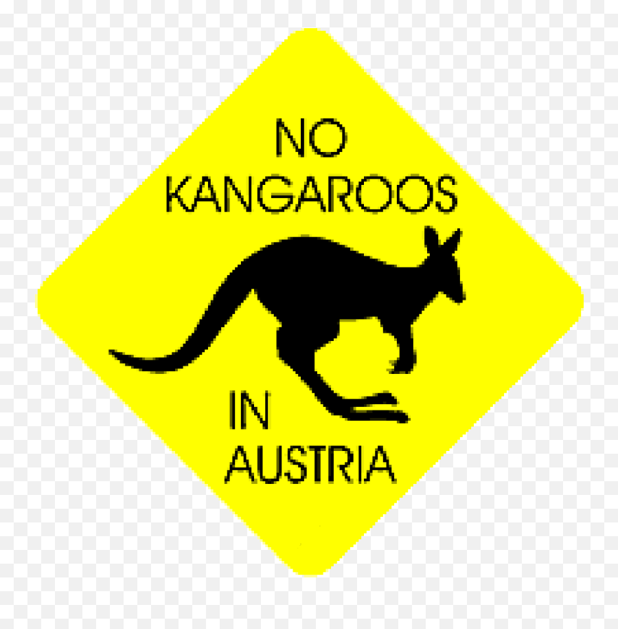 Kangaroos In Austria - No Kangaroo In Austria Transparent No Kangaroos In Austria Symbol Png,Kangaroo Transparent Background