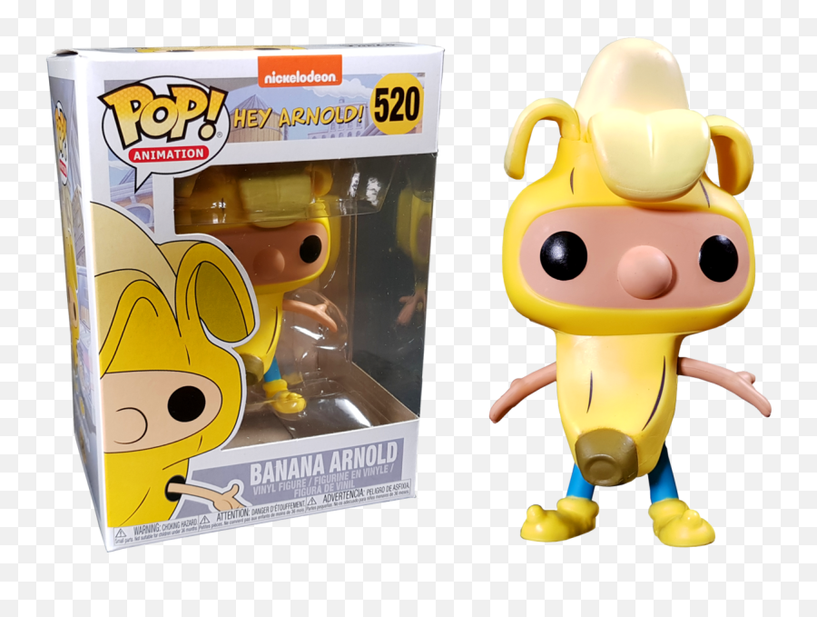 Hey Arnold - Arnold Banana Us Exclusive Pop Vinyl Fortnite Funko Pop Wave 3 Png,Hey Arnold Png