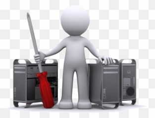 Server Maintenance Png Transparent - Logo Computer Hardware Servicing