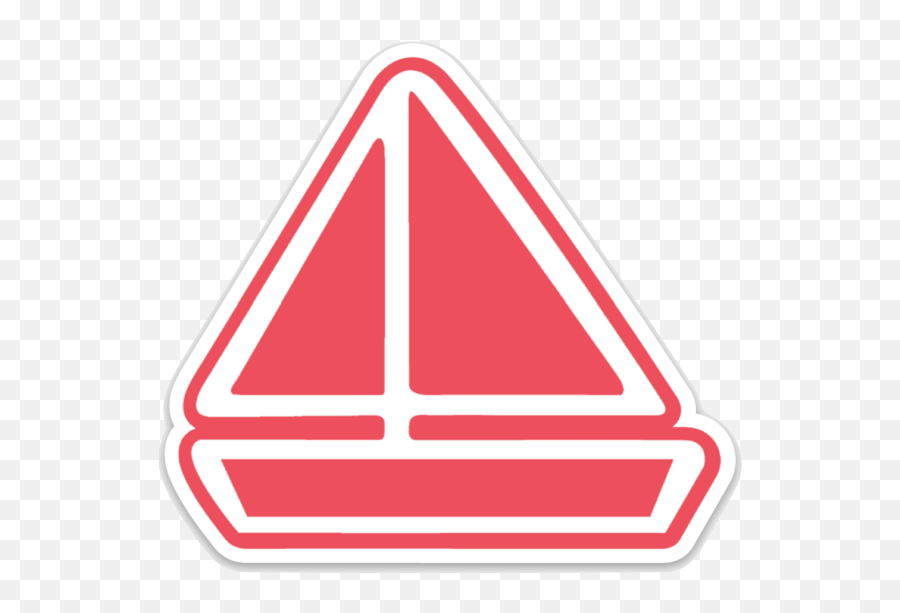 Classic Sailboat Sticker - Sign Png,Sailboat Logo