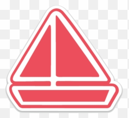 Classic Sailboat Sticker - Sign Png,Sailboat Logo