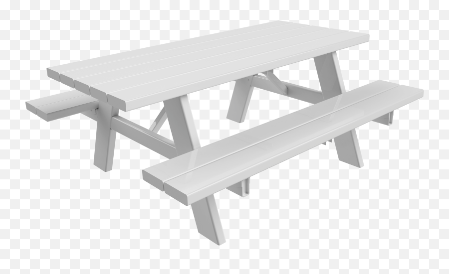 White Picnic Table Png - White Bench Table Outdoor,Picnic Table Png