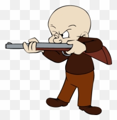 Elmer Fudd Hunting Clipart - Looney Tunes Guy With Gun Png,Elmer Fudd Png