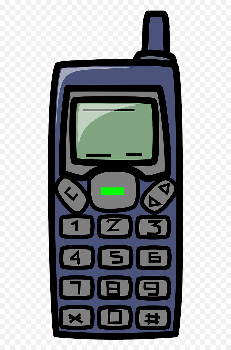 Mobile Phone Cartoon Png 5 Image - Cell Phone Clipart,Cartoon Phone Png