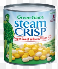 Green Giant Steamcrisp Super Sweet Yellow U0026 White - Yellow And White Sweet Corn Png,Corn Transparent