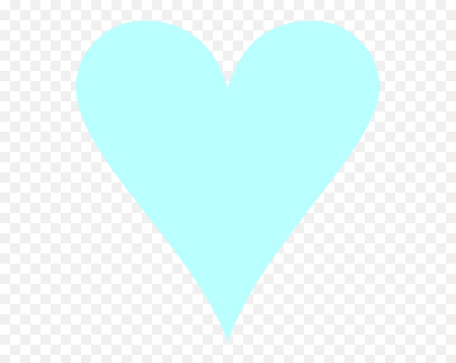 Light Blue Heart Transparent Background - 600x635 Png Sky Blue Heart,Hearts With Transparent Background