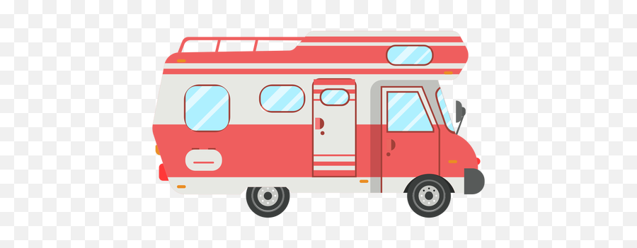 Camper Vehicle Vector - Camping Car Vector Png,Camper Png