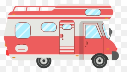 Camper Vehicle Vector - Camping Car Vector Png,Camper Png