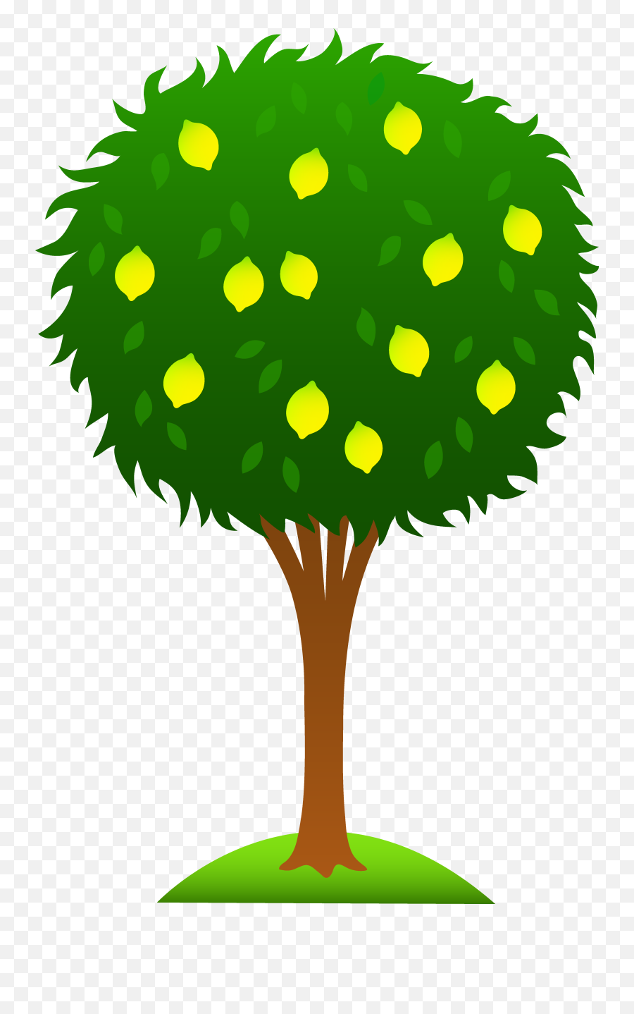 Library Of Svg Stock Fruit Tree Png Files Clipart Art - Lemon Tree Clipart,Fruit Tree Png