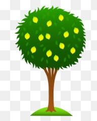 Library Of Svg Stock Fruit Tree Png Files Clipart Art - Lemon Tree Clipart,Fruit Tree Png