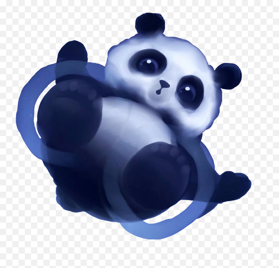 Download Hd Panda Puddle Water Pandalove Pandabear - Panda Cartoon Png,Water Puddle Png