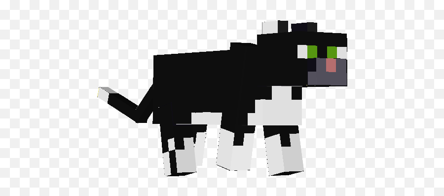 Mr Whiskers Minecraft Cat U2013 Skeleton Steve - Minecraft Black And White Cat Png,Minecraft Book Png