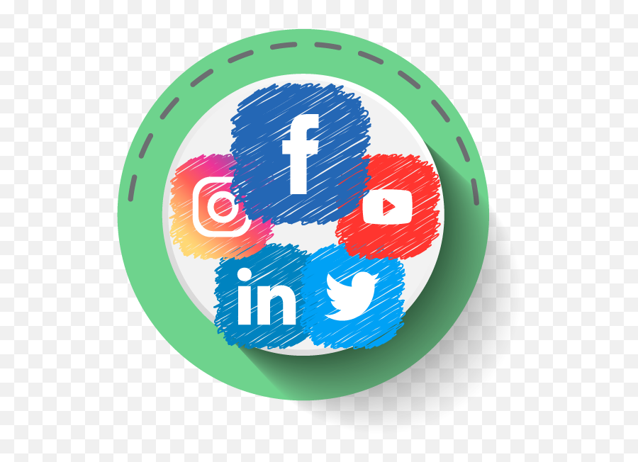 Social Media Marketing Rise Optimize Lead Generation - Circle Png,Social Media Icons Png