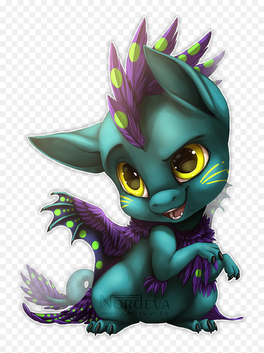 Chibi Valkyrie By Nordeva - Cute Dragon Drawings Cute Mythical Baby Dragon Png,Valkyrie Png