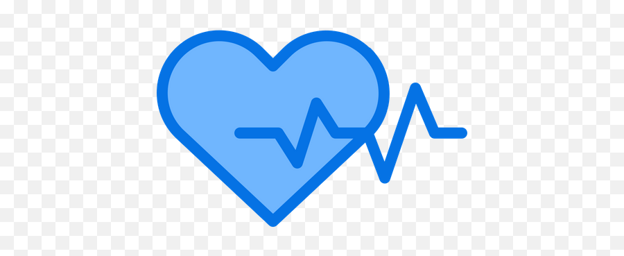 Heartbeat Icon Of Colored Outline Style - Available In Svg Heart Beat Icon Blue Png,Heartbeat Png